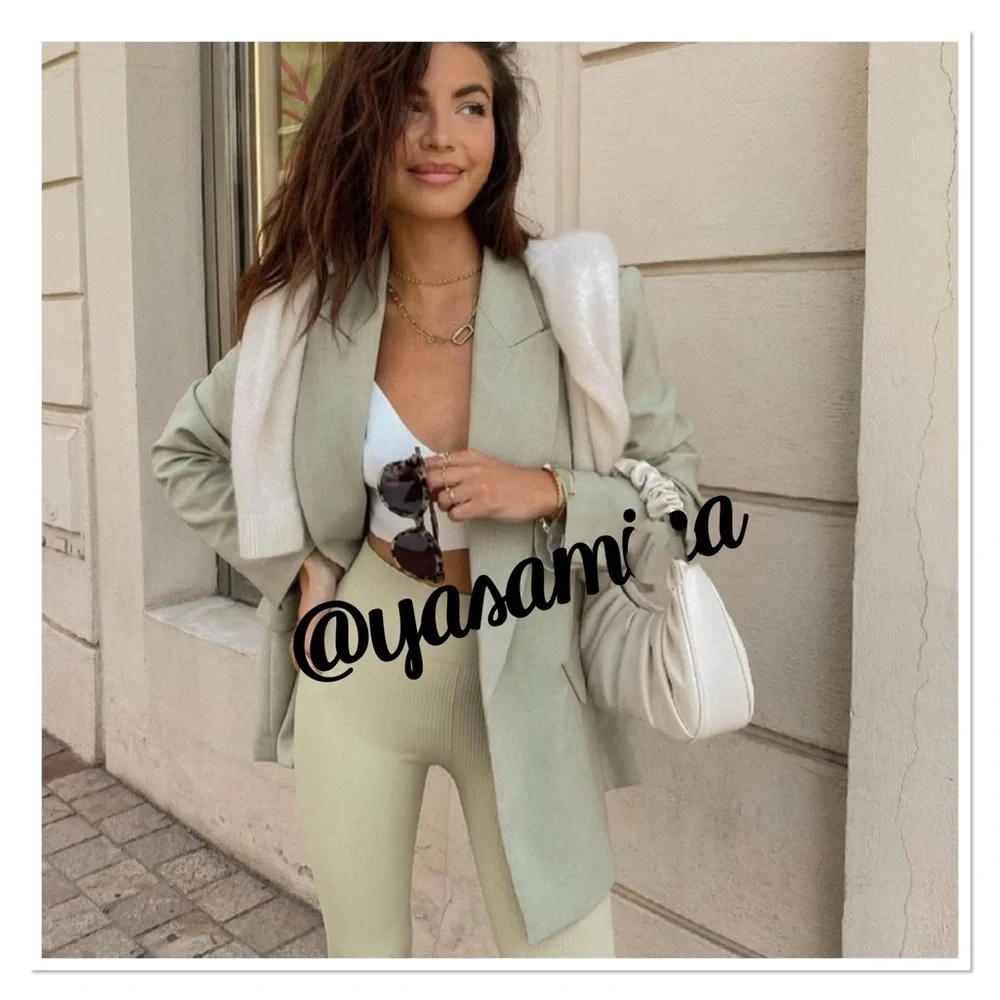 Zara oversized blazer with pants  bloggers fav - Picture 8 of 16